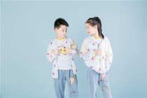 Traveling in the spring small star star skin clothes breathable skin-friendly children spring and summer outdoor protection skin-friendly clothing