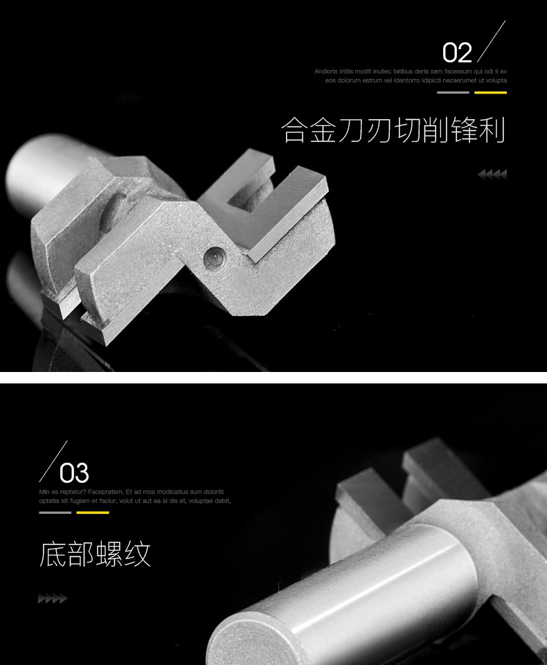 Dao cắt lưỡi Chuanmu Công cụ nhàm chán loại T kết hợp dao răng vuông 1/4 * 1/2 chế biến gỗ chuyên nghiệp dao phay 1707 - Dụng cụ cắt
