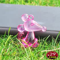 Acrylic Crystal Mickey Mouse Animal Pendant Girl Childrens Play Gem Toy Ornament Pendant