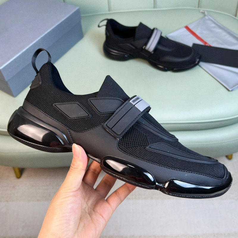 European Trendy Breathable Mesh British Men's Shoes, Big Brand P-Style European Goods, Velcro Air-Cushioned Sports Casual Shoes for Men