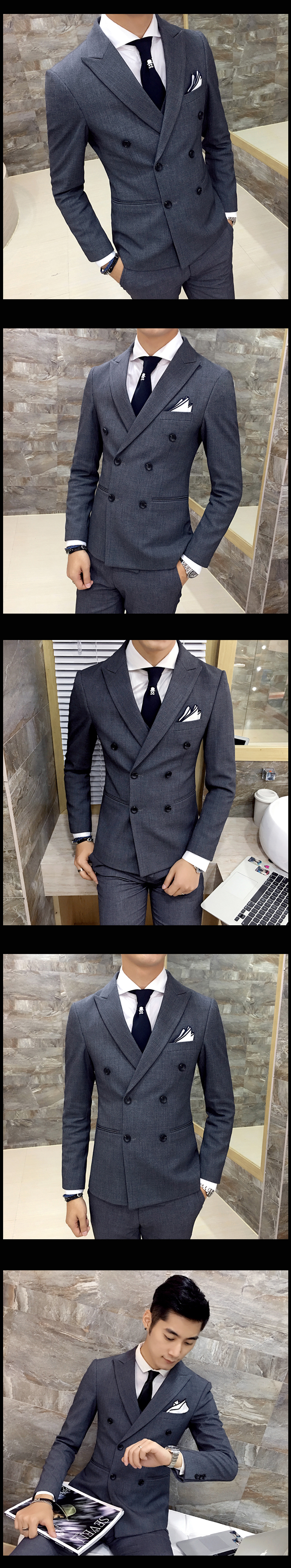 Costume homme en coton pour Quatre saisons - Ref 1570597 Image 6