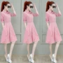 Đầu thu đông châu Âu 2019 mới quần áo đầu thu nước ngoài nhỏ nhỏ trang phục phụ nữ tính khí hoang dã - Sản phẩm HOT váy body kiểu hàn quốc