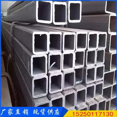 Black square pipe 200*200 galvanized square pipe 60*120 square pass Q235 galvanized steel pipe 100 rectangular pipe square steel square pipe