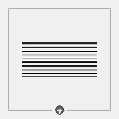 Change @ become original death ray tattoo sticker waterproof female durable minimalist straight line black and white man