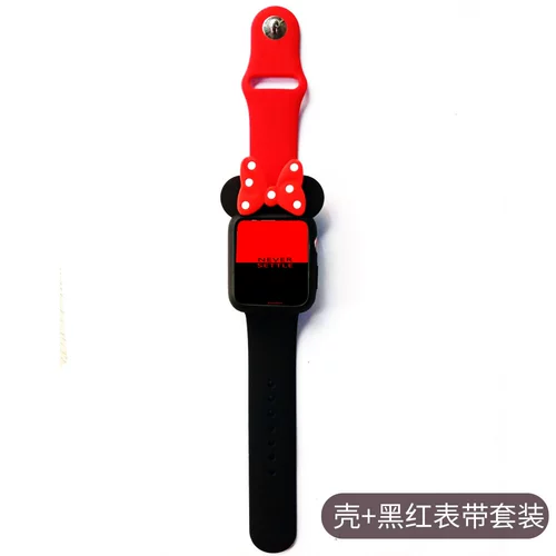 Apple, совместимый защитный чехол, часы, защитная сумка, силиконовые креативные мультяшные аксессуары, 5, 3, защита при падении, 40мм