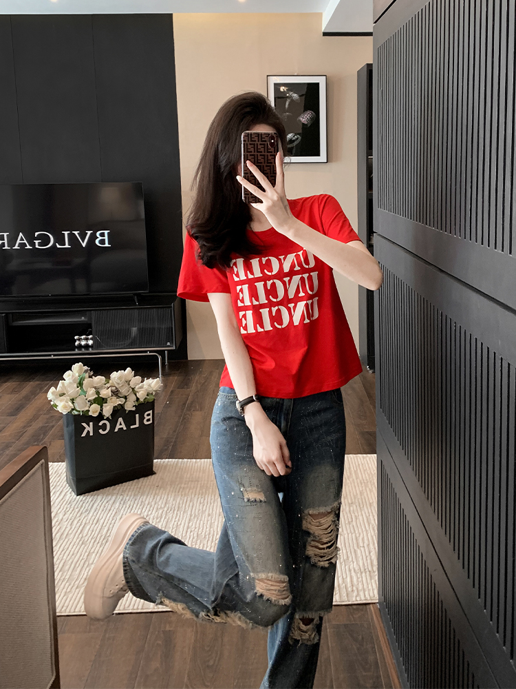 C9010 1810K ĐỒ BỘ NỮ GEDRENG NGẮN TAY CẢ BỘ 2 MÓN HỌA TIẾT HOA TRÔNG TRẺ HƠN TUỔI THỜI TRANG NỮ JEAN BÒ G05 SẢN PHẨM MỚI