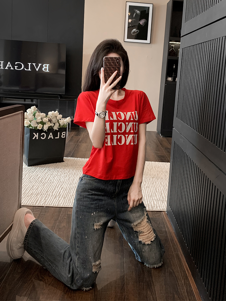 C9010 1810K ĐỒ BỘ NỮ GEDRENG NGẮN TAY CẢ BỘ 2 MÓN HỌA TIẾT HOA TRÔNG TRẺ HƠN TUỔI THỜI TRANG NỮ JEAN BÒ G05 SẢN PHẨM MỚI