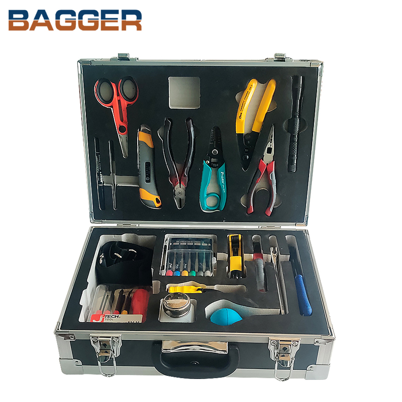 Optical cable Toolbox BAGGER berg BG-10 Cold-connection tool BG-20 Optical fiber fusion machine Special tool sleeve