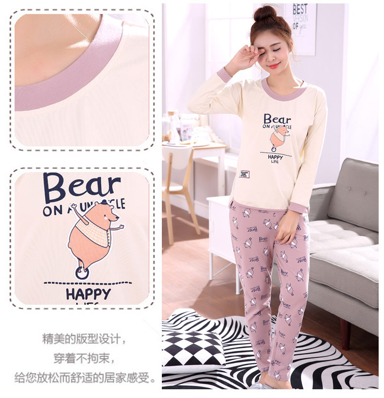 Pyjama mixte en Coton à manches longues - Ref 3005872 Image 50