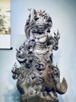 Cliff root carving Ebony Ebony Guanyin Zen meaning Guan Gong Xuanguan woodcarving artistic conception Kizang Zhaocai Buddha statue Handicraft ornaments