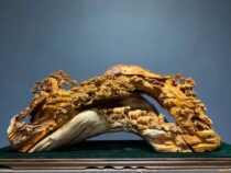 Taihang Chen-Chen red oil cliff landscape old material natural with shape wood root carving wood carving animal craft ornaments