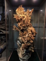 Taihang cliff cypress root carving ornaments Aging with type plum orchid bamboo chrysanthemum large natural original ecological wood carving