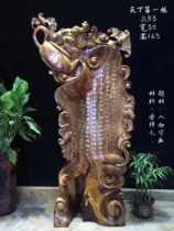 Cliff cypress landscape Peoples root carving Natural bouldering hometown landscape ornaments The worlds first blessing club villa ornaments