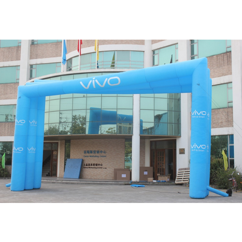Backgammon VIVO inflatable arch even arch mobile phone arch corporate advertising inflatable rainbow door tent customization