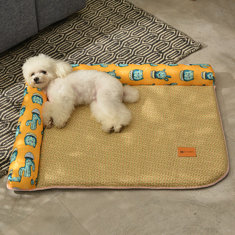 Dog Nest Summer Coolness All Season Universal Pooch Cool Mat Summer Dog Bed Small Dog Teddy Cowl Pet Supplies