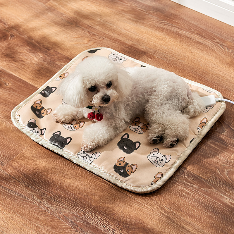 Pet electric blanket pooch kitty thermostatic puppy small dog insulated heating anti-leakage cat socket heating cushion