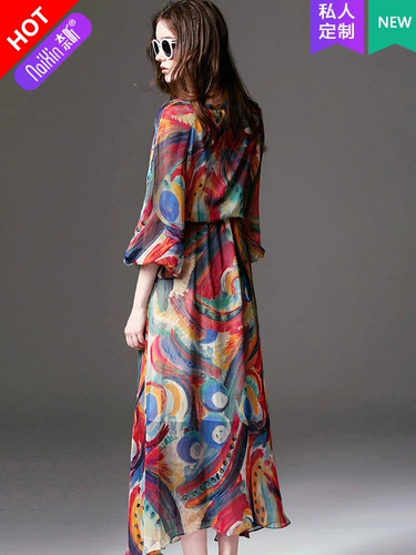 奈昕 Позвольте вам носить красивые персональные индивидуальные индивидуальные частные обычай 1114 платья с печать
