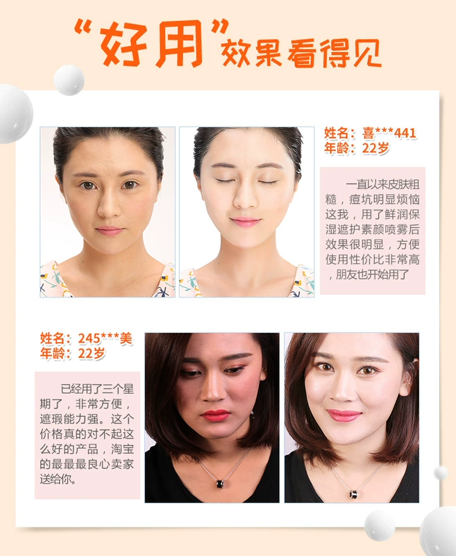 Phun đệm không khí bb cream làm trắng giữ ẩm kem che khuyết điểm kéo dài sinh viên net đỏ đích thực cc mỹ phẩm kem làm sáng màu da