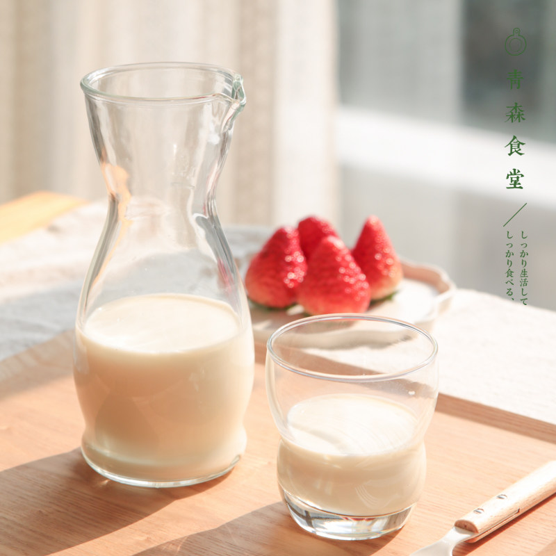 < Qingsen Canteen > Japanese Made Wood Village Niti × Borgonovo Cooperative GLASS CUP COLD WATER BOTTLE