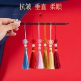 Китайская высококлассная подвеска с кисточками ручной работы, ручка, красный фонарь, ремешок с аксессуарами