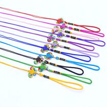 Small Chinese knots color knots DIY pure handmade traditional craft handlebar rope accessories pendants bow knots