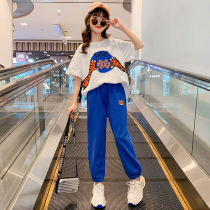 Tennis Red Girl Suit Summer Dress 2022 New Ocean Air CUHK Children Dress Girls Summer Trendy Sports Two Sets