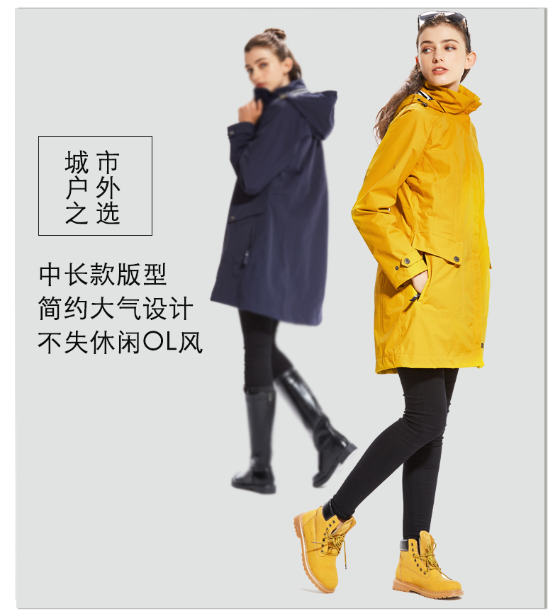 英国 趣越 Trespass 时尚户外冲锋衣 防风防雨  长短款同价 图5