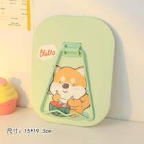 Dormitory irregular portable wind mirror glass cute desktop ins#Female home student creative folding makeup mirror