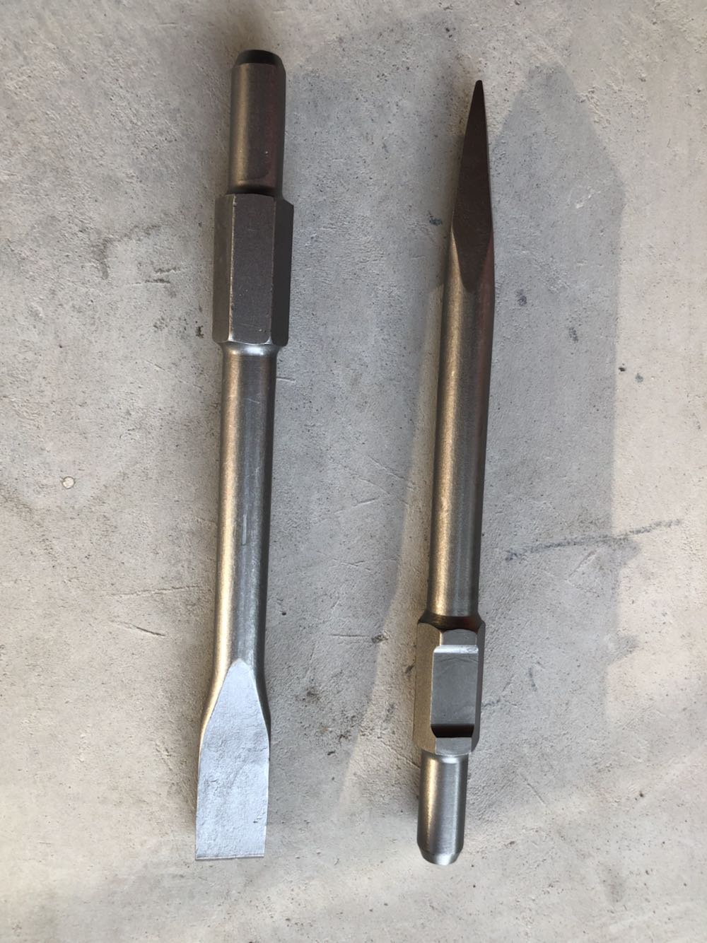 Hexagonal tip chisel hexagonal flat chisel 65 electric pick flat drill electric pick tip drill impact drill