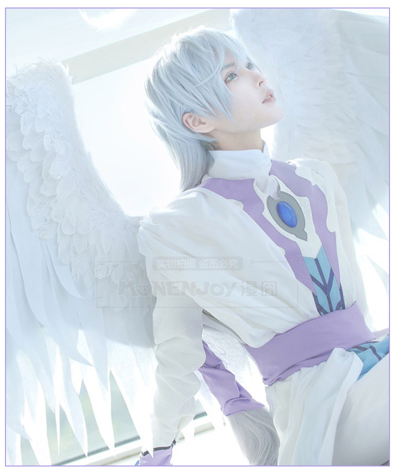Card Captor Sakura CLEAR CARD Yukito Tukisiro Yue Cosplay Hair Wig Anime 140cm