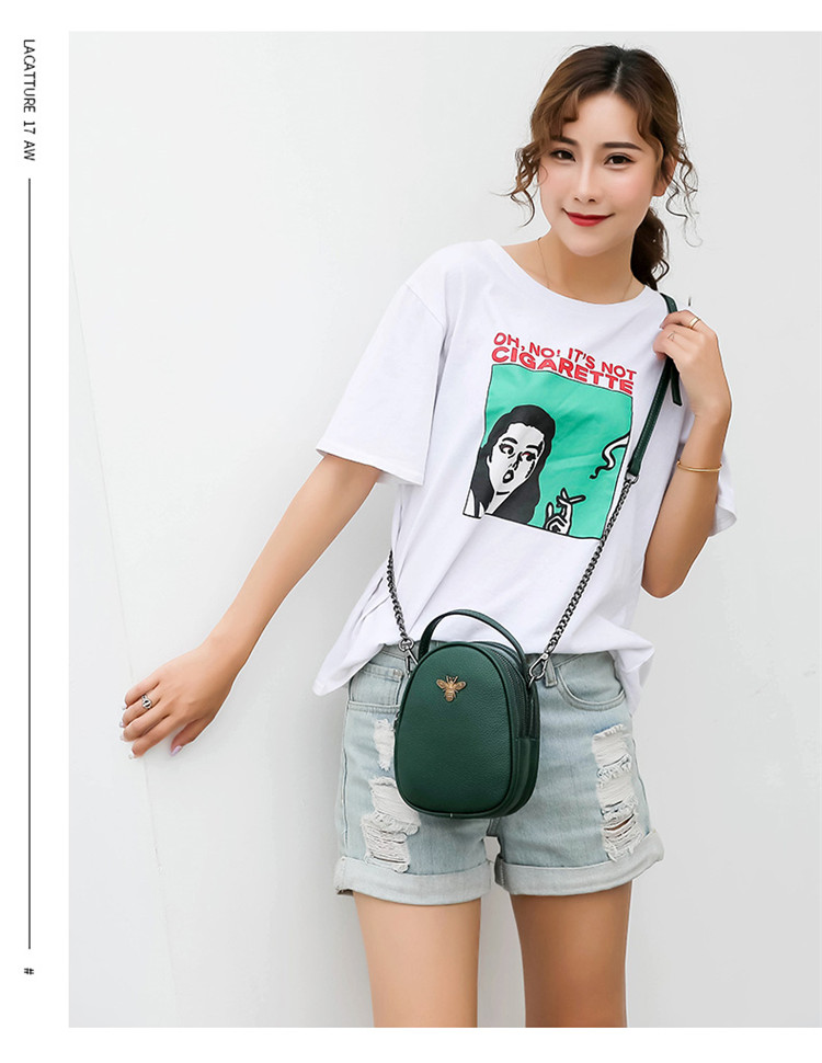 Túi da nữ nhỏ hè 2019 phiên bản Hàn Quốc mới của túi đeo vai mini Messenger hoang dã thay đổi điện thoại di động - Túi điện thoại túi xách nữ cao cấp