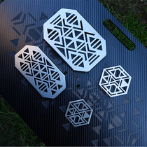 Outdoor camping stainless steel steaming rack snow deep bowl steaming rack Laoshan snow cup snow peak titanium bowl