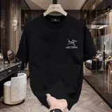 Модная качественная хлопковая рубашка для отдыха, короткий рукав, круглый воротник, оверсайз