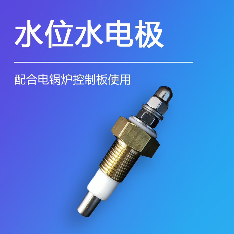 Boiler controller water electrode rod water level sensor