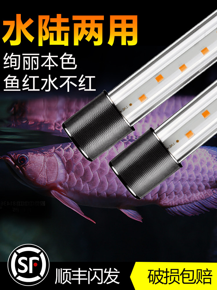 Sen Sen fish tank light lighting led waterproof diving light Ornamental light Color change light Aquarium Red dragon special lamp