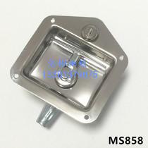 Stainless steel panel lock MS858 engineering car RV Van car door square lock cabinet chassis door lock