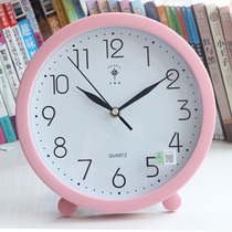 Simple modern clock home watch clock living room ornaments silent bedroom desktop clock desktop clock creative clock