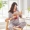Đồ ngủ nữ mùa hè cotton ngắn tay cắt quần dễ thương phần mỏng tay áo bảy điểm cotton phục vụ nhà mùa hè phù hợp với hai mảnh - Bộ Pajama