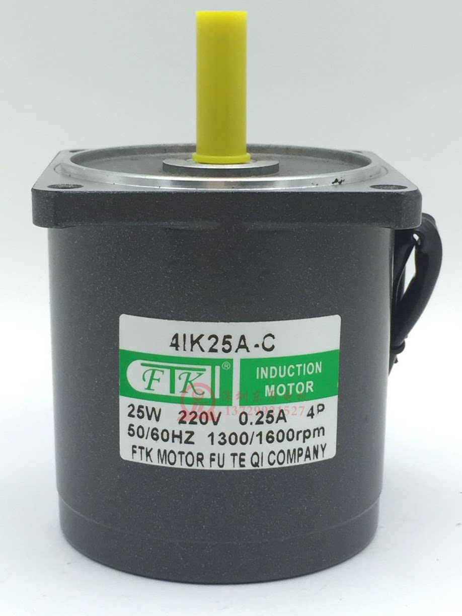 FTK MOTOR FU TEQI COMPANY FURTAGE Motor 4IK25A-C Motor INDUCTION