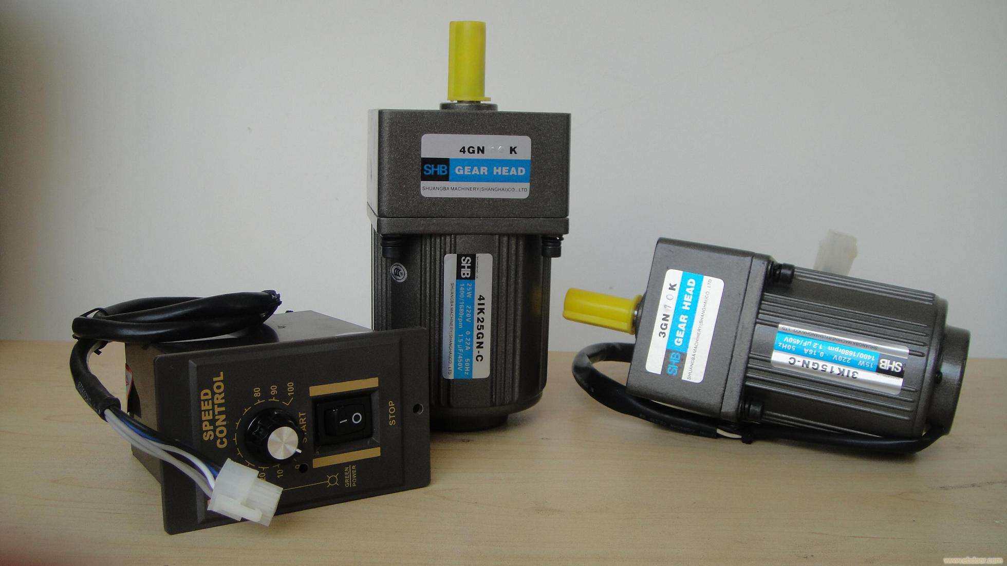 SHB 4GN10K GEAR HEAD gear reducer 4IK25GN-C motor speed regulator US52 220V