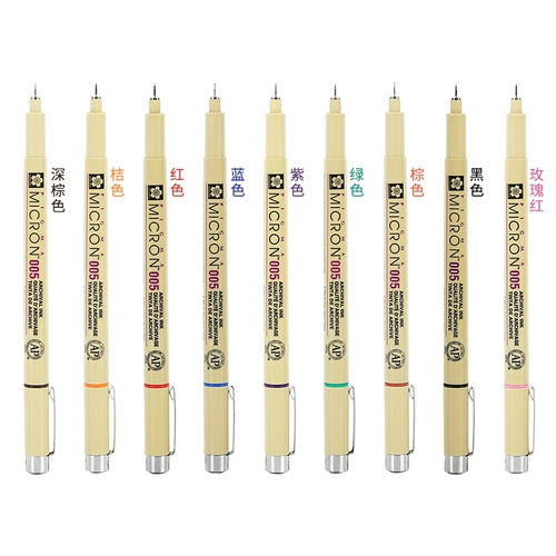 Sakura Cherry Blossom Shop возвращается, чтобы пройти семи лет старый старый магазин Sakura Cherry Blossom Япония сакура/цветная игольчатая труба 0,05 акварельная водонепроницаем