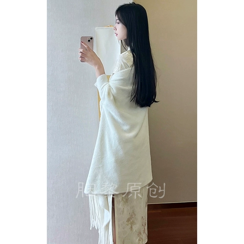 Летнее легкое ципао, ретро кружевное платье, светлый стиль, китайский стиль