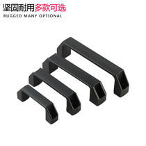 Thickened aluminum alloy black surface-mounted handle Cabinet door handle Surface-mounted industrial equipment handle Toolbox handle