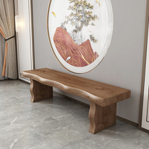 Nordic modern living room home coffee table log TV cabinet bench creative dress rest stool homestay simple low stool