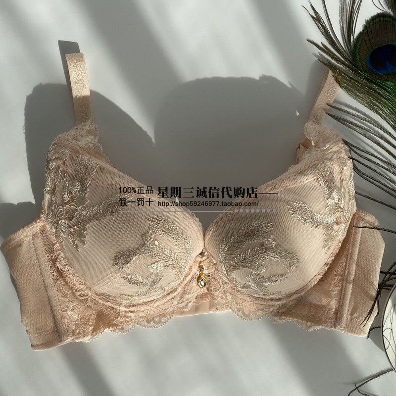 Broken size Xishier adjustable underwear gathers side breasts RC118W side collection sexy embroidery bra 459