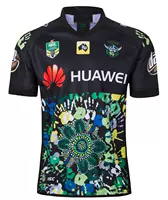 Raiders kỷ niệm 2018 áo bóng bầu dục áo jersey Áo thi đấu bóng bầu dục Canberra Raiders - bóng bầu dục găng tay bóng bầu dục