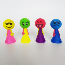 Large bouncing man Cute expression Bouncing elf Spring man Creative tricky vent toy Kindergarten gift