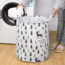 Fabric dirty clothes bucket household waterproof dirty clothes basket folding dirty clothes storage basket basket changing clothes storage artifact