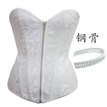 Palace Bunches Waist Strap Corset Collection Abdominal Beating Bottom Underwear 12 Spiral Steel Bones Tight Corset