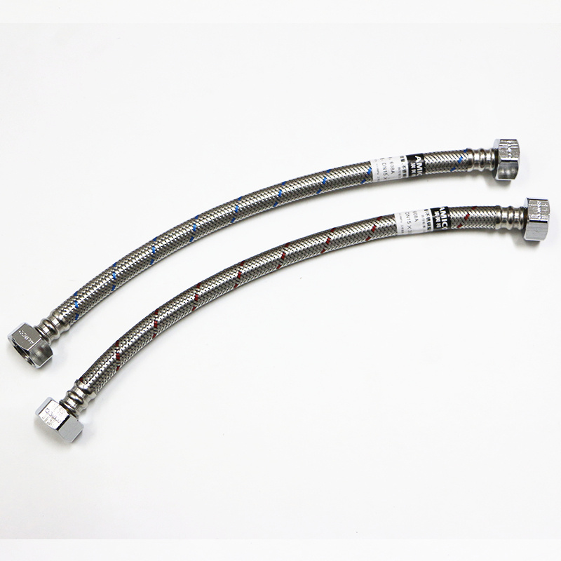Emeke 608A stainless steel braided water inlet hose 4 water heater toilet small kitchen treasure 20cm to 150cm-Taobao